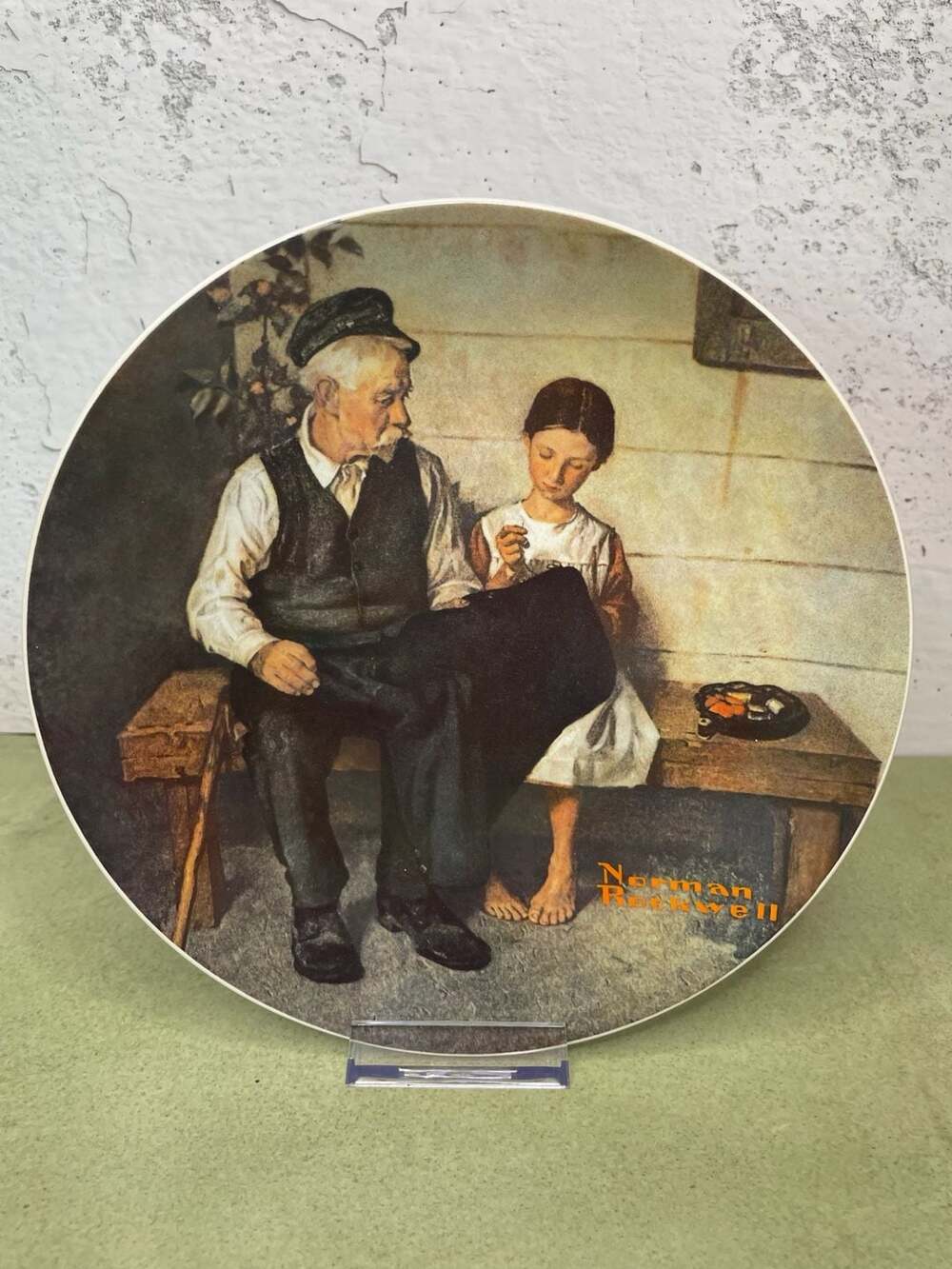 Knowles Norman Rockwell The Lighthouse Keeper's Daughter Collector Plate